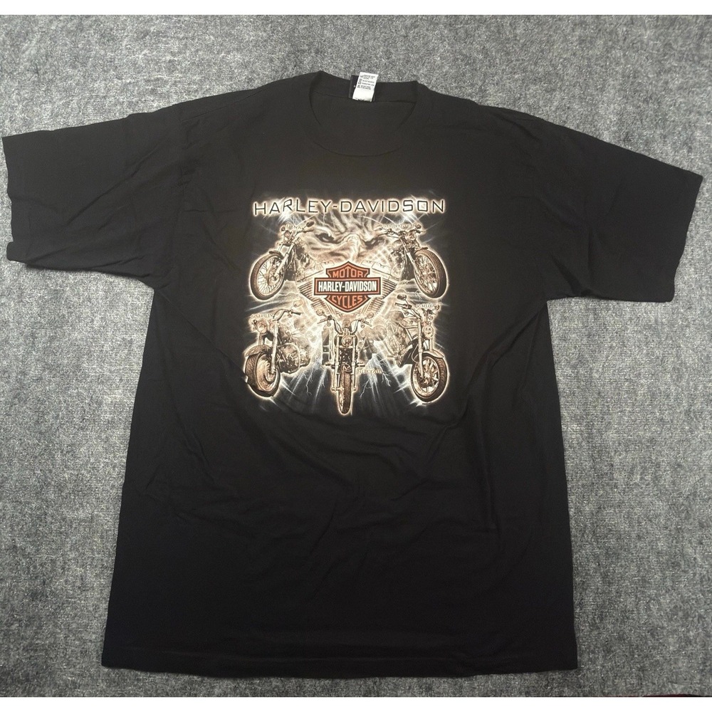 Vintage 2005 Harley Davidson T Shirt Mens 2XL Daytona Beach Motorcycle USA Made